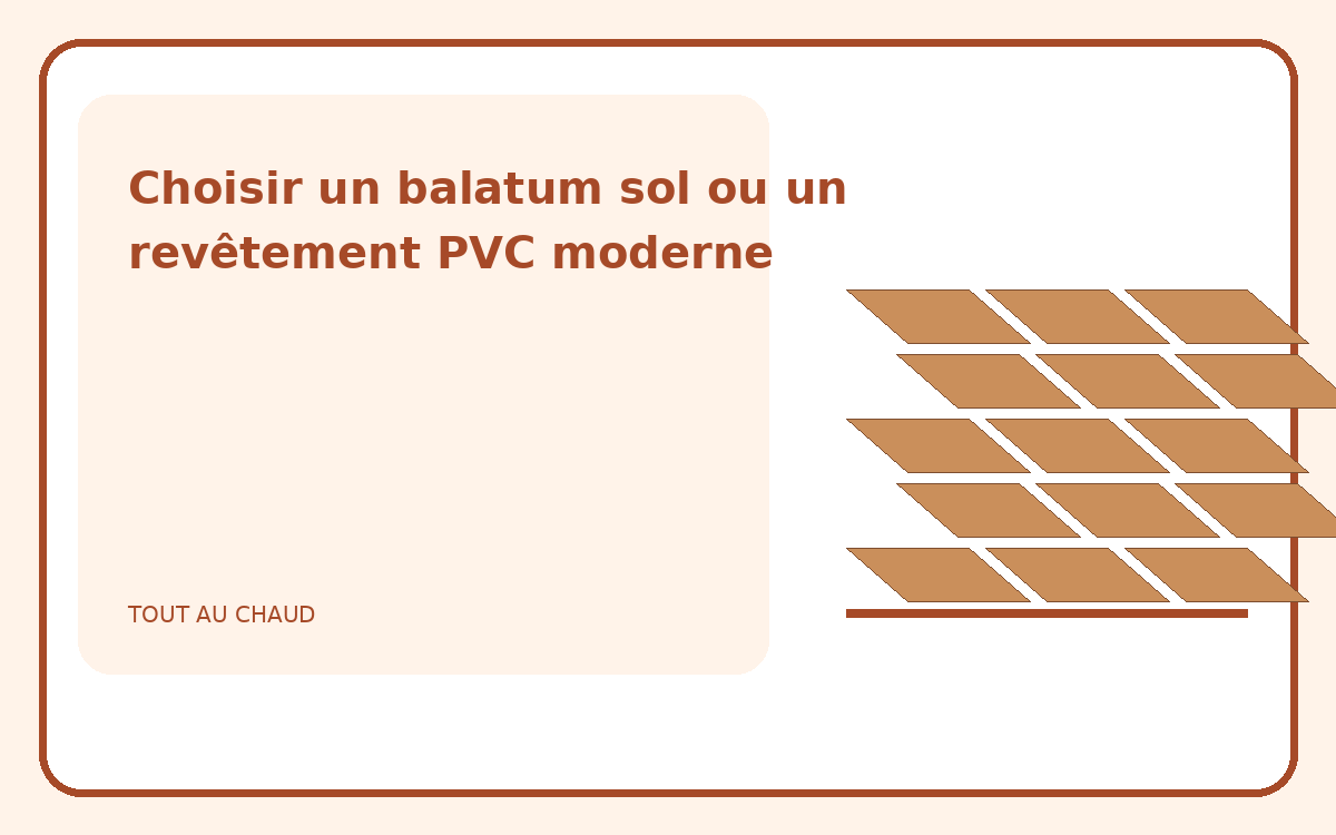 Illustration d’un intérieur rénové avec des lames de sol PVC